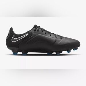 Nike Black Soccer Cleats with White Swoosh